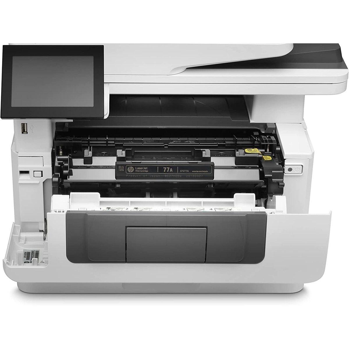 HP LaserJet Enterprise M430f 3PZ55A, Stampante Multifunzione A4, Stampa Fronte e Retro Automatico in b/n, 38 ppm, Copia, Scansiona, Fax, Ethernet, USB 2.0, ADF, HP Smart, Schermo T