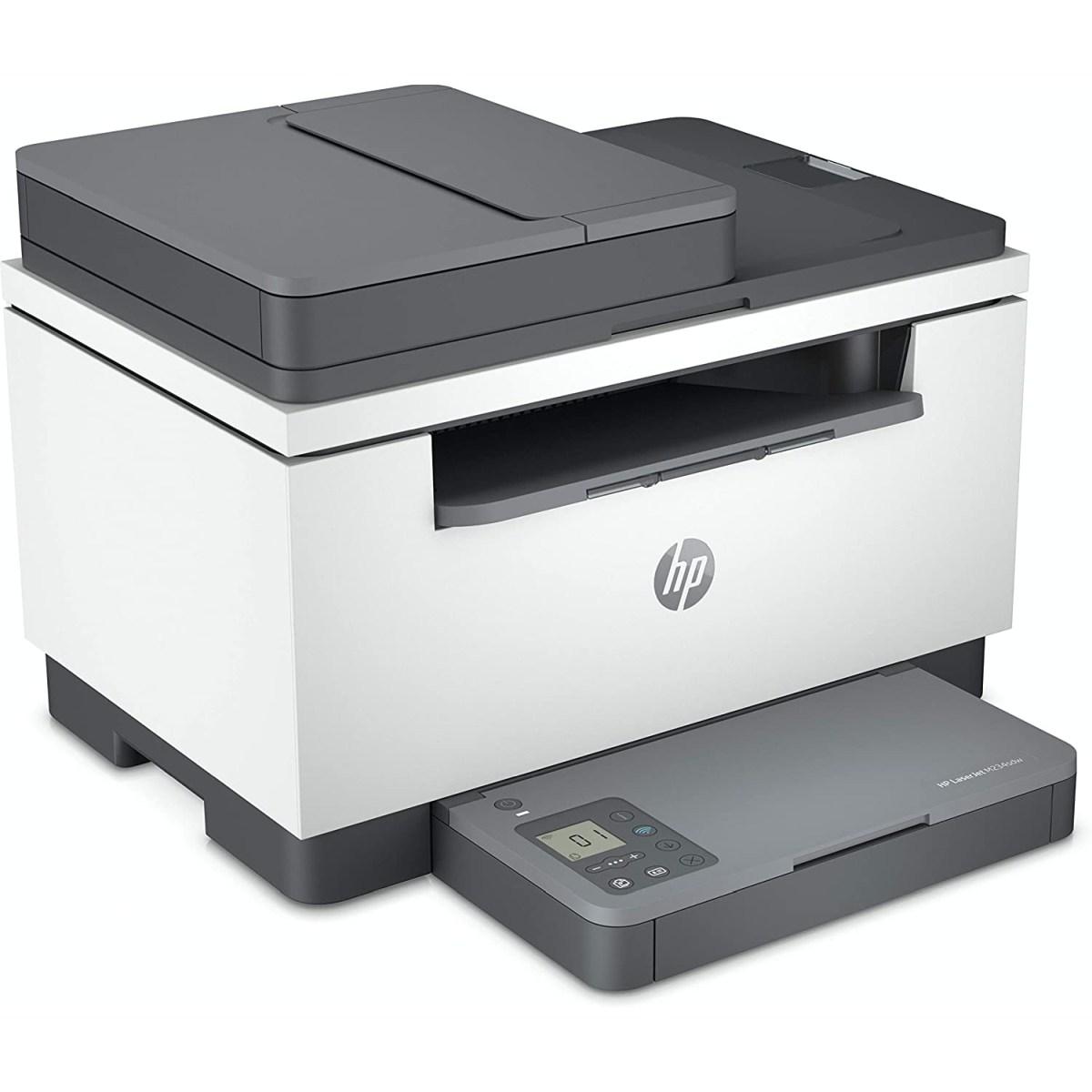HP LaserJet M234sdw 6GX01F, Stampante Multifunzione A4, Stampa Fronte e Retro Automatica in b/n, 29 ppm, WiFi, Ethernet, USB, ADF, HP Smart, No Fax, Schermo LCD a icone, Grigia
