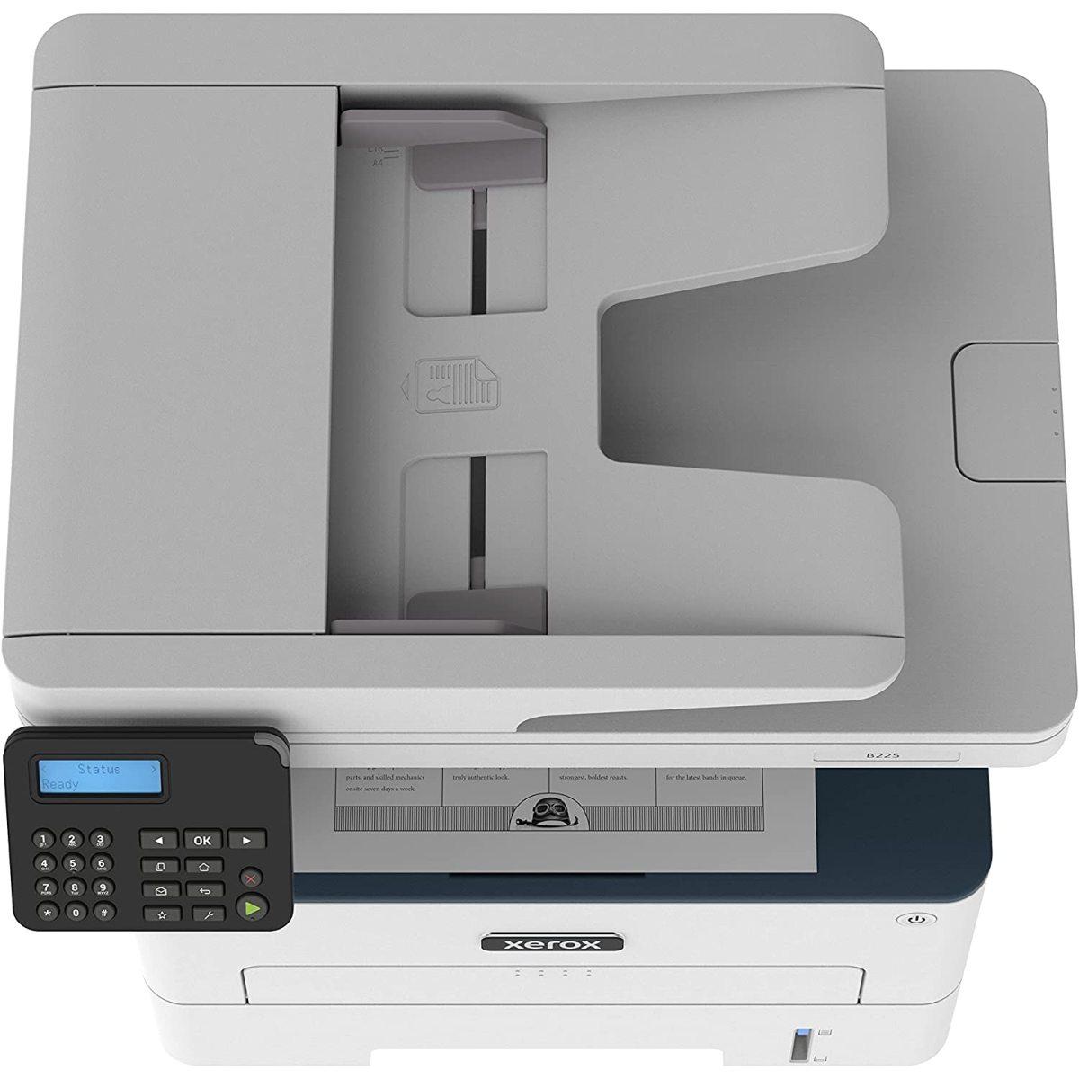 Xerox B225 Multifunzione Laser A4 - Copia/Stampa/Scansione, 34ppm, Bianco e Nero, Wireless con Stampa Fronte Retro