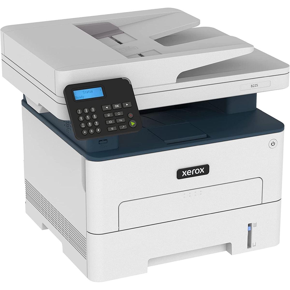 Xerox B225 Multifunzione Laser A4 - Copia/Stampa/Scansione, 34ppm, Bianco e Nero, Wireless con Stampa Fronte Retro