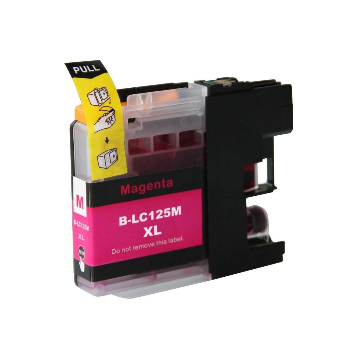 Cartuccia Compatibile Brother Lc-125Xlm Magenta