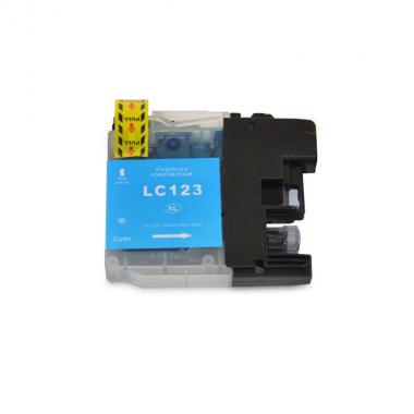 Cartuccia compatibile brother lc-123c ciano