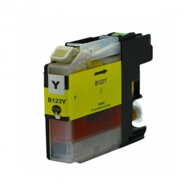 Cartuccia compatibile brother lc-123y giallo